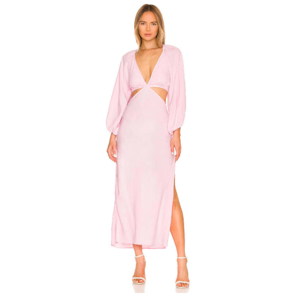 JEN'S PIRATE BOOTY Dress Rio Sonora Baby Pink cut outs size L NWT $231msrp - Picture 3 of 10